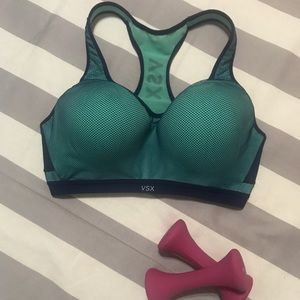 VSX Sport Bra Victoria’s Secret 36D Blue Mesh Bra